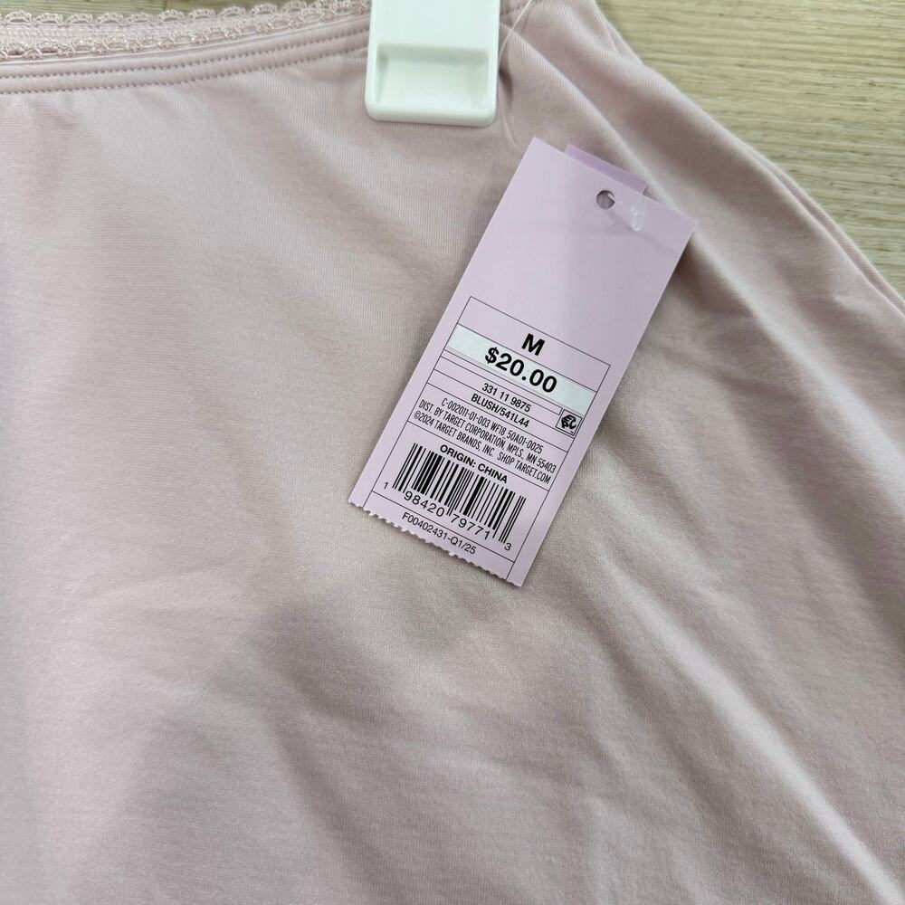 NWT Wild Fable Lace Trim Jersey Skort Blush Pink Coquette Y2K Size Medium - Picture 5 of 6